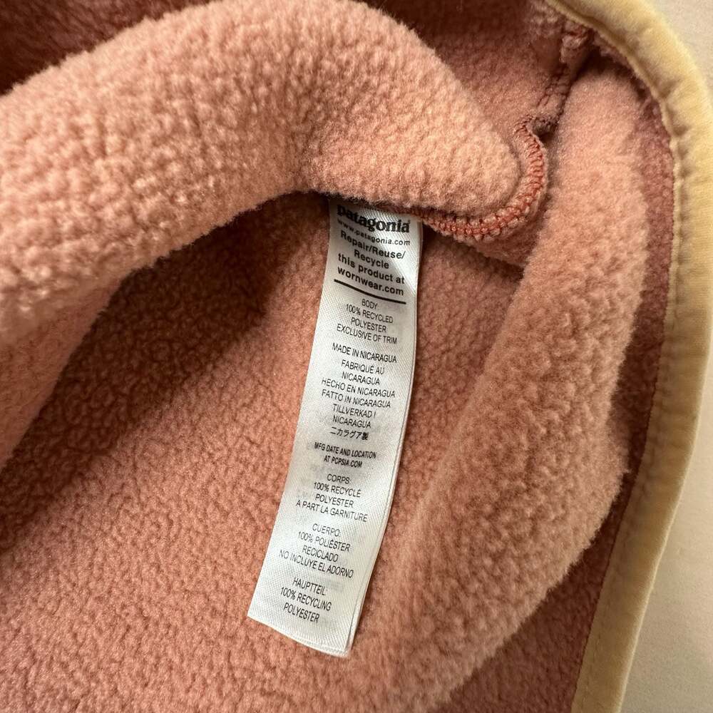 Patagonia Lightweight Synchilla Snap-T Pullover Fleece Terra Pink S - Picture 5 of 7
